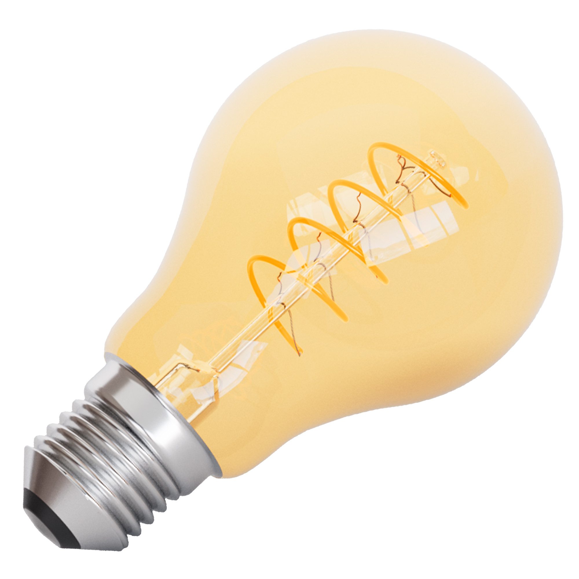 linovum LED-Leuchtmittel E27 LED Filament Globe Leuchtmittel 3,8W extra warmweiß 1700K dimmbar, E27, Warmweiß