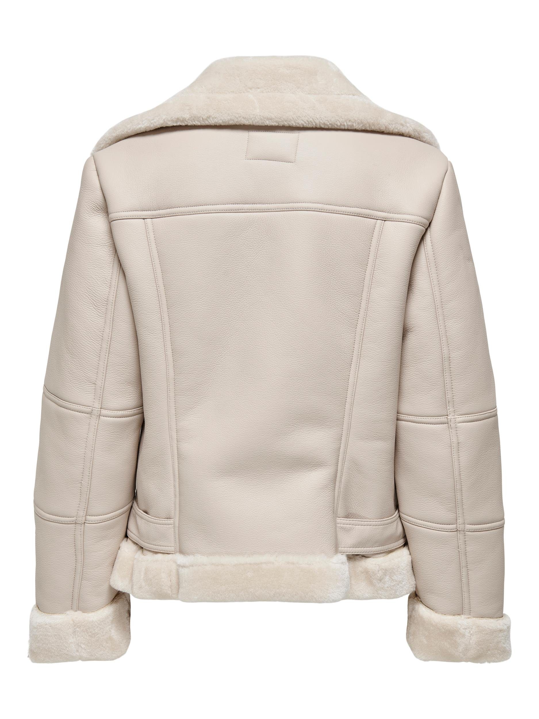 ONLY Lederimitatjacke ONLAGNETE FAUX LEATHER BIKER JKT OTW im Biker-Style
