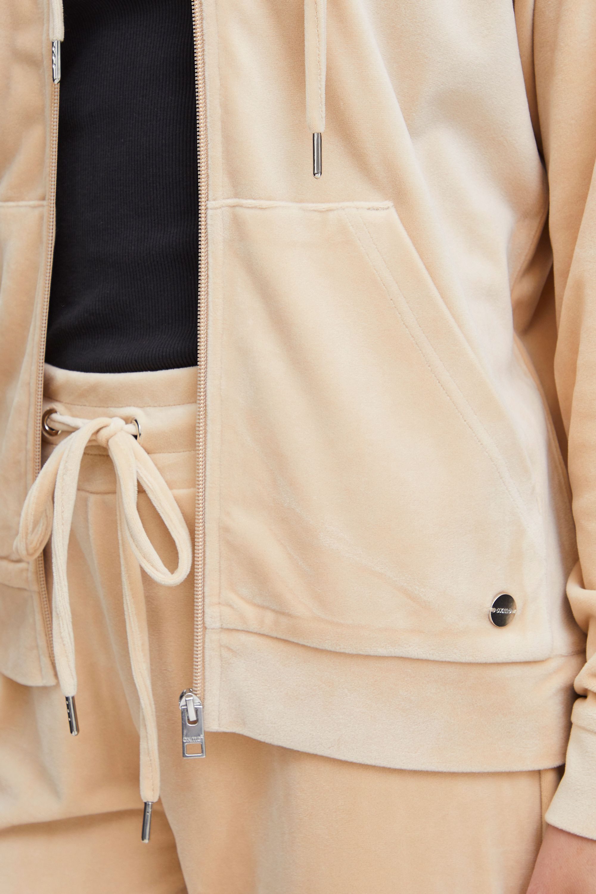 OXMO Sweatjacke OXMitanna Modischer Pullover