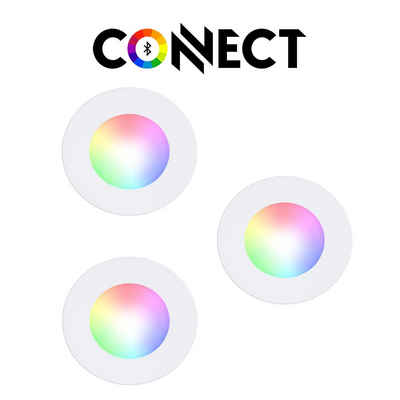 Connect LED Einbaustrahler »LED 3er-Set Einbauleuchten 1080lm RGB+CCT«