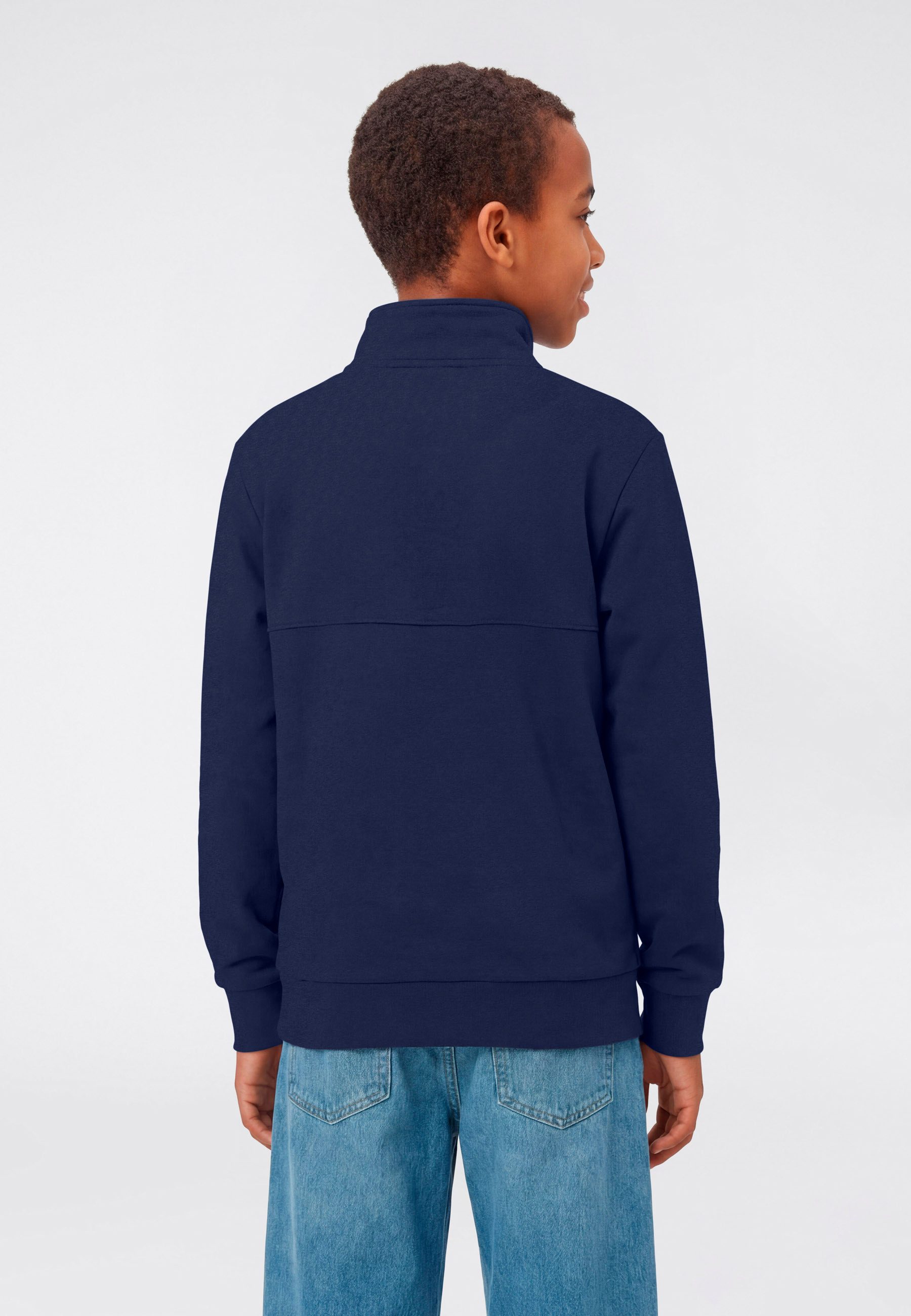 Champion Sweatshirt ICONS Terry Half zip sweatshirt with small C logo mit halbem Reißverschluss, hoch geschlossener Ausschnitt – Bild 2 von 4