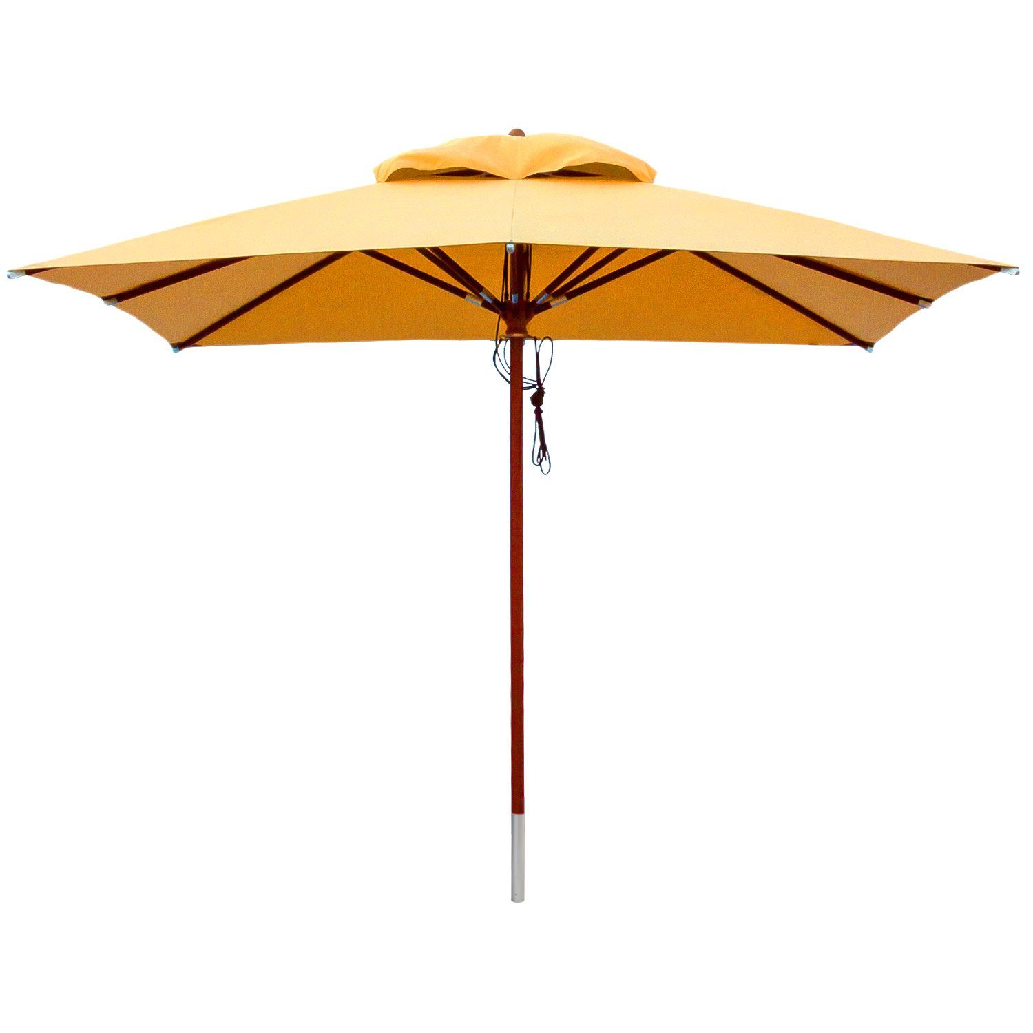 anndora-sonnenschirm Sonnenschirm 3x3 Meter Marktschirm quadratisch, LxB: 300,00x300,00 cm, wasserabweisende Beschichtung