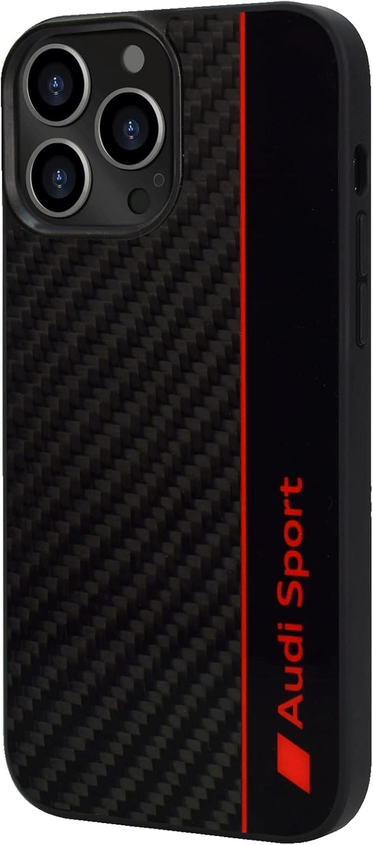 Audi Handyhülle Audi Sport Handyhülle iPhone 15 Pro Max Stoßabsorbierende Hülle black