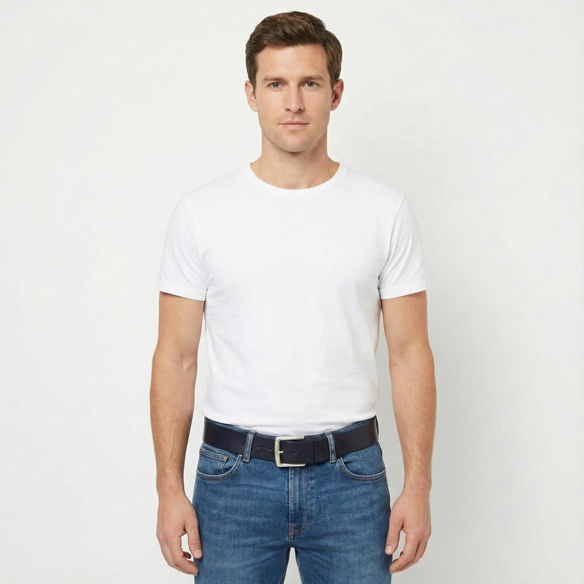 BELTINGER Ledergürtel Jeansgürtel aus Vollrindleder 5 cm - Leder-Gürtel für Herren 50mm - Br (1-St)