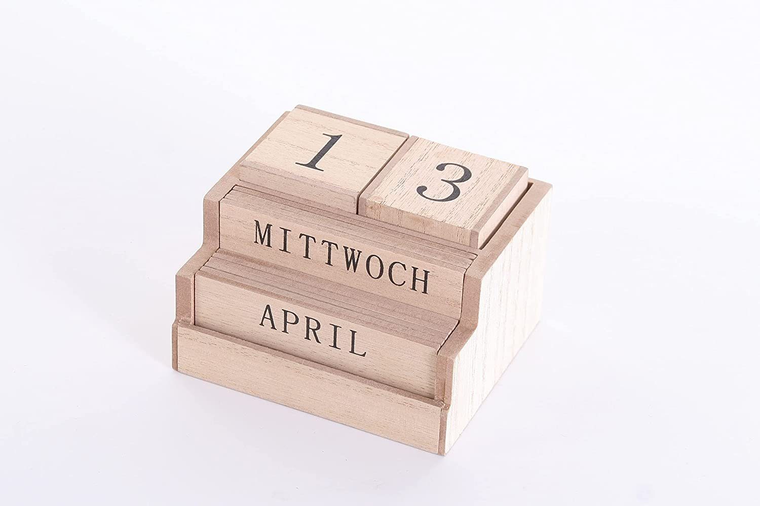 Wackadoo Living Tischkalender Save the Date, Holz