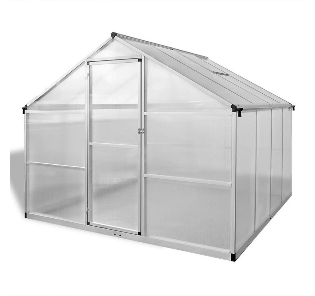 Thumbnail - furnicato Gewächshaus mit Fundament Verstärkt Aluminium 6,05 m²