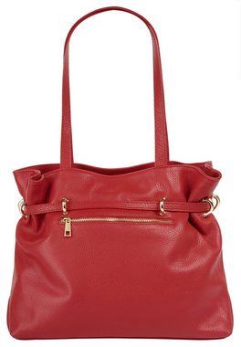 Samantha Look Henkeltasche, echt Leder, Made in Italy