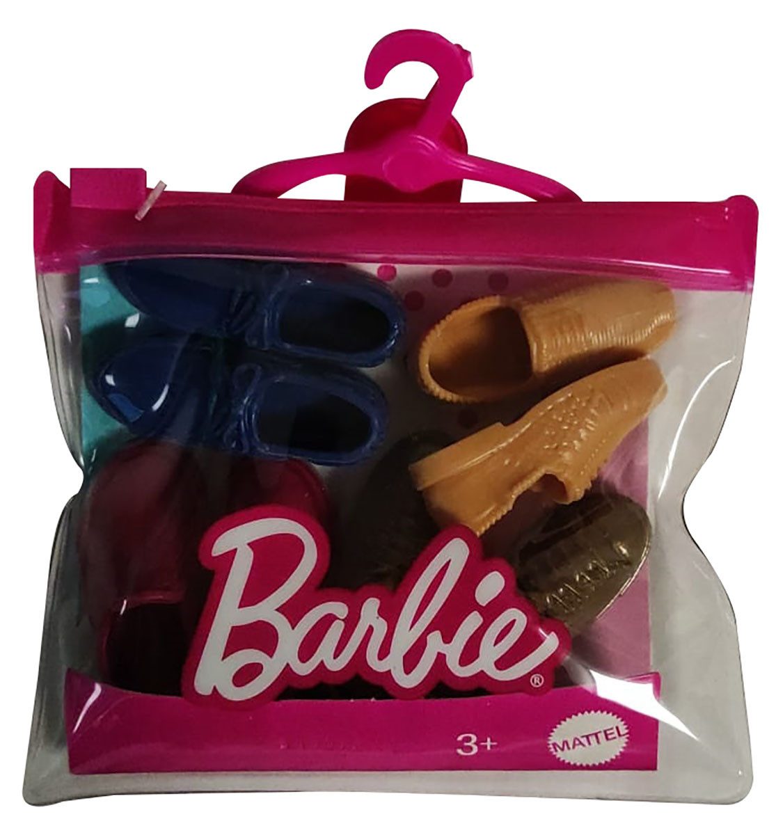 Barbie Puppen Schuhe Mattel GWF12 Barbie Schuh Set für Ken, 4-er Set, (Set, 4-tlg., 4 Paar Puppenschuhe)