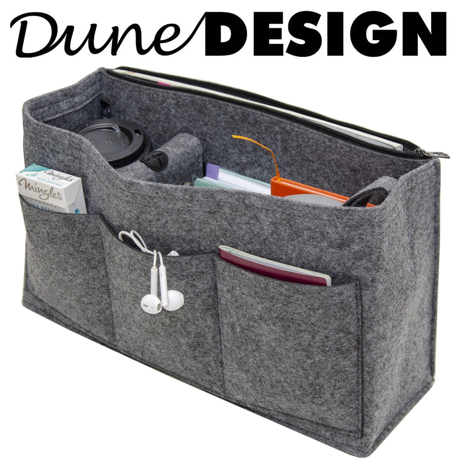 DuneDesign Taschenorganizer XL - Filz Handtaschenorganizer mit Fächern für günstig online kaufen