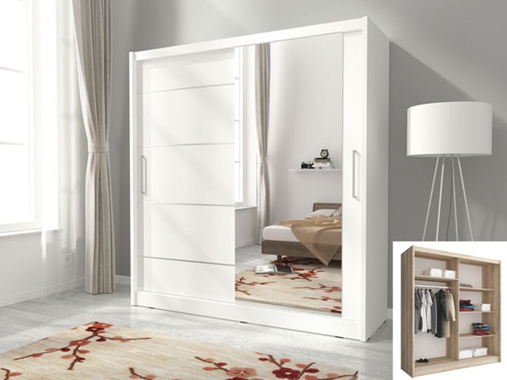 Feldmann-Wohnen Schiebetürenschrank Maja Farbe & Maße wählbar