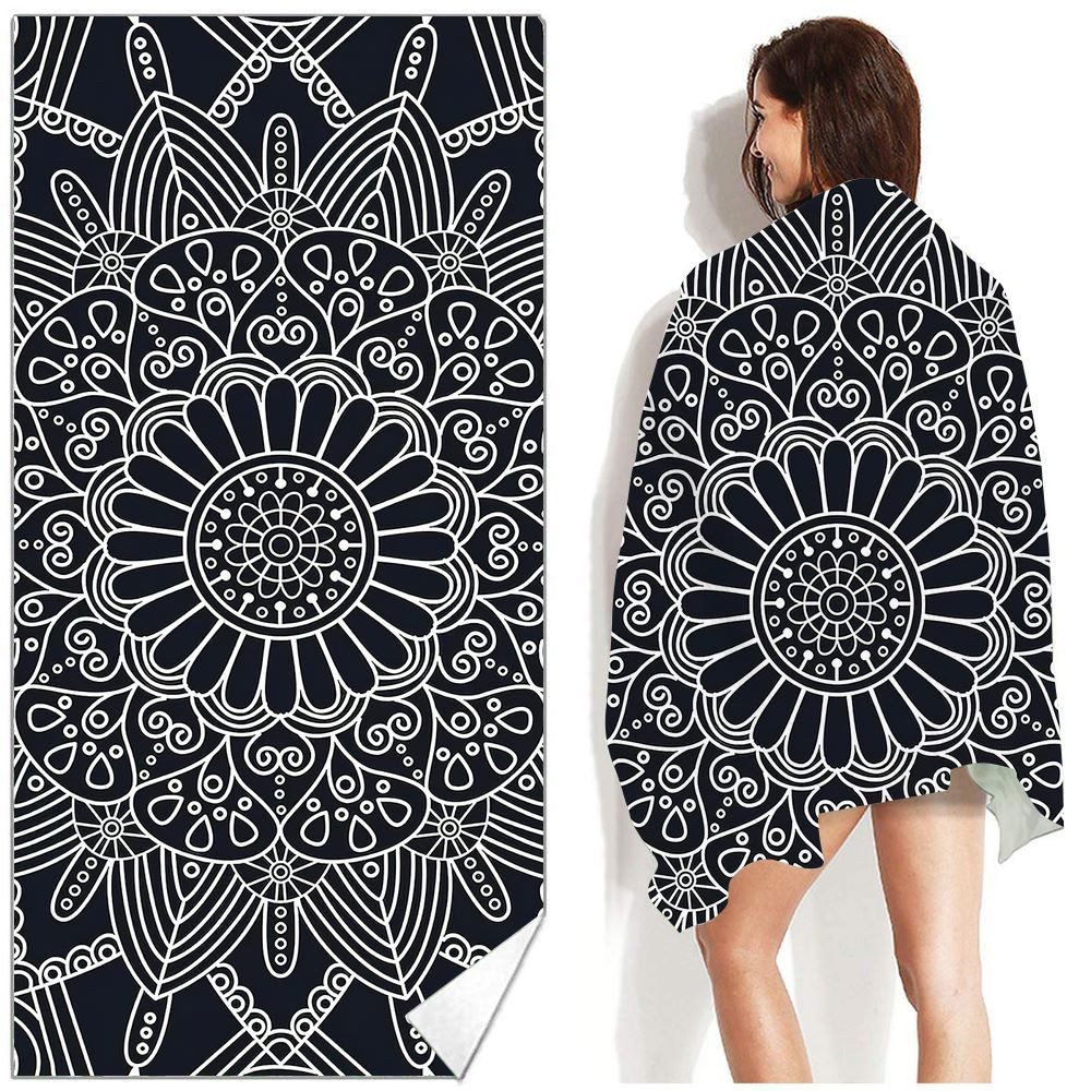 Coonoor Strandtuch Badetuch Liegetuch Strandlaken Saunatuch Handtuch 70x150 cm, schnell trocknend, saugfähig, Schwimmhandtücher für Männer und Frauen