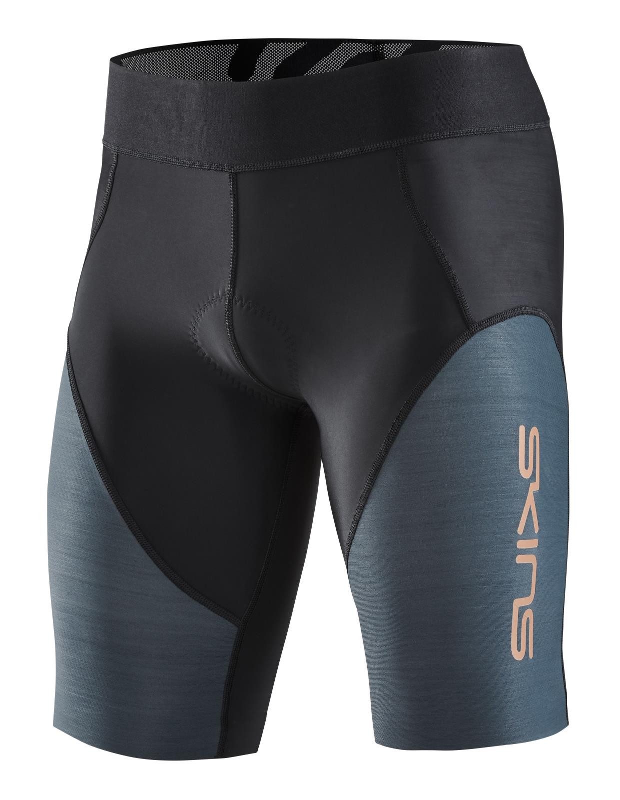 Skins Funktionshose TRI Elite Half Tight Short (für Triathlon, High-Tech-Kompression)