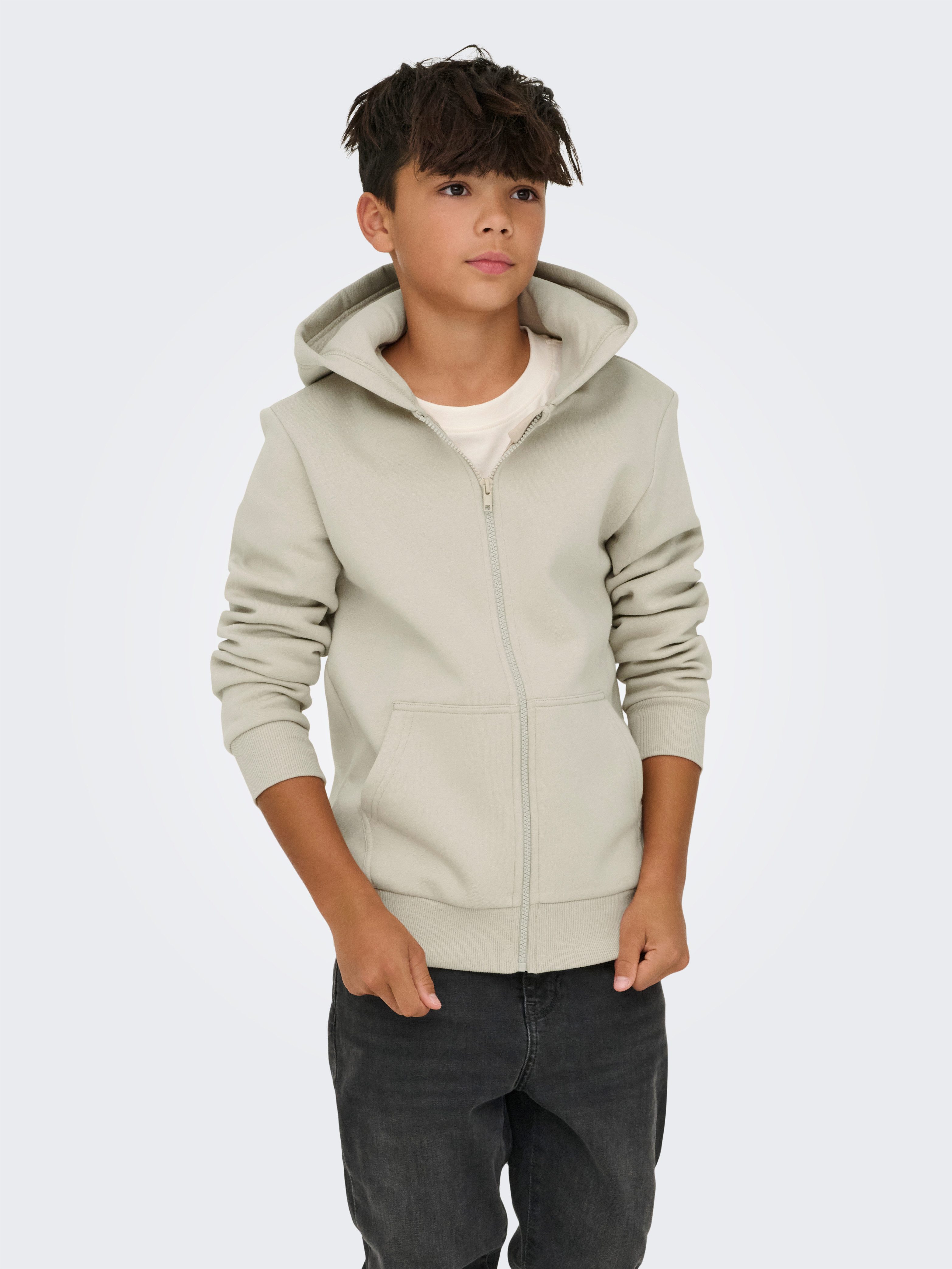 ONLY & SONS junior Kapuzensweatjacke OSJCERES ZIP THR. HOODIE SWT NOOS Baumwollmischung, regular fit