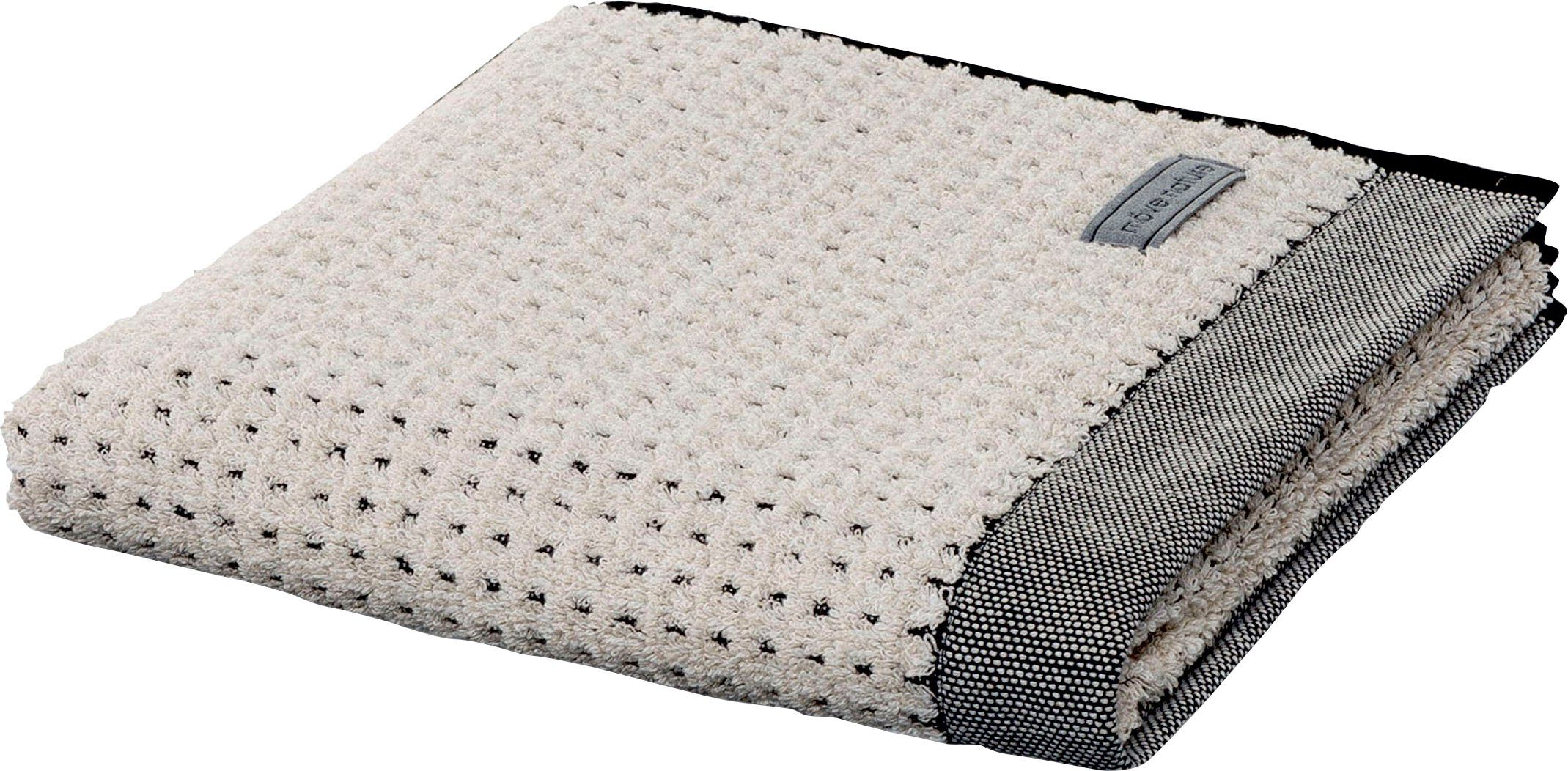 Möve Saunatuch Eden Piquee, Walkfrottier (1-St), mit Lederetikett günstig online kaufen