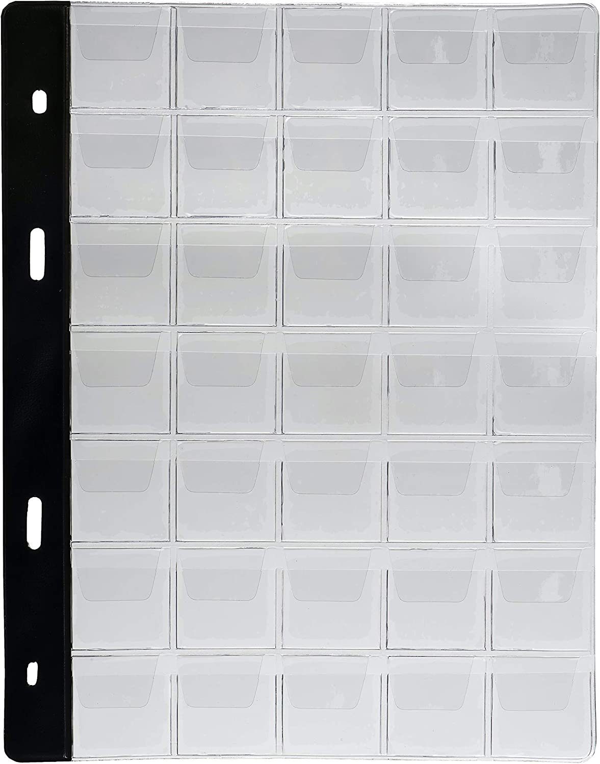 MC.Sammler Münzetui 10 Stk Münzenhüllen für 2 Euro 5 Euro 10 Euro und andere Münzen, 10 STK Münzhüllen für Münzen bis 24mm Durchmesser