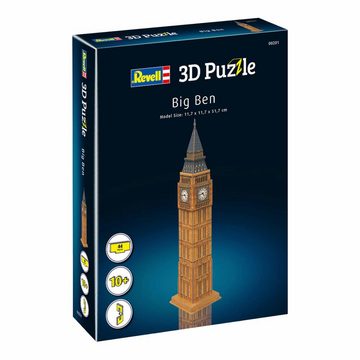 Revell® 3D-Puzzle Big Ben 00201, 44 Puzzleteile