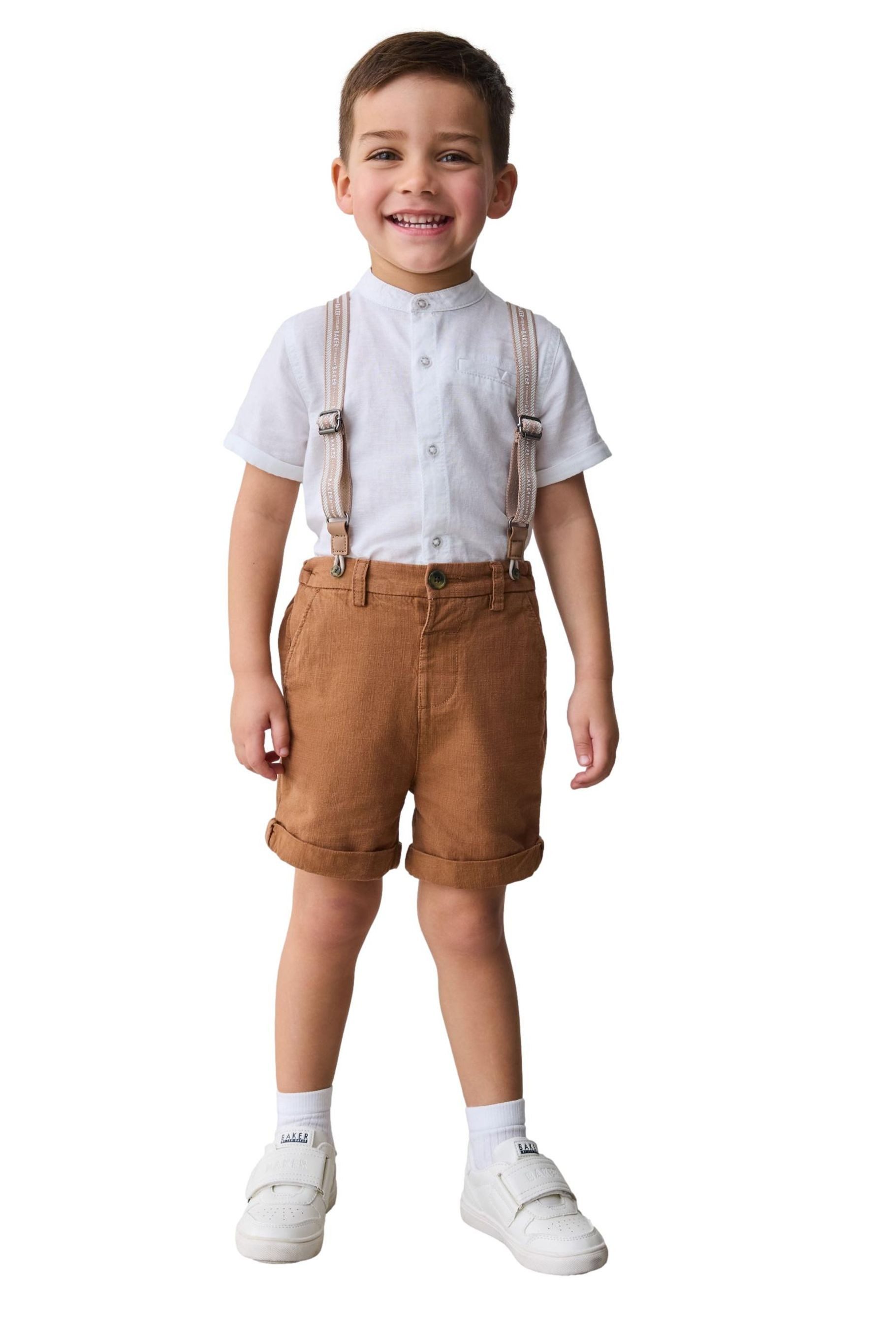 Shirt & Shorts Baker by Ted Baker Hemd, Shorts und Hosenträger
