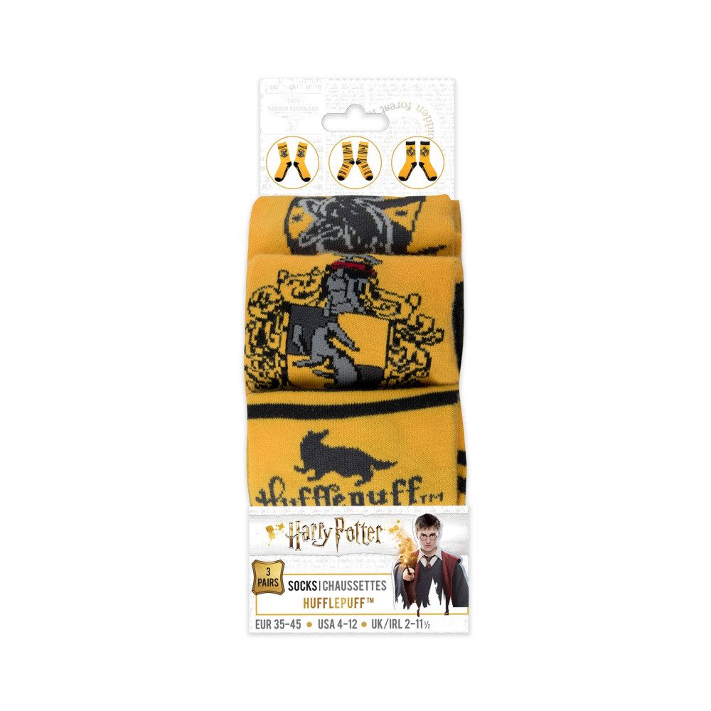 Cinereplicas Socken Harry Potter Socken 3er-Pack Hufflepuff