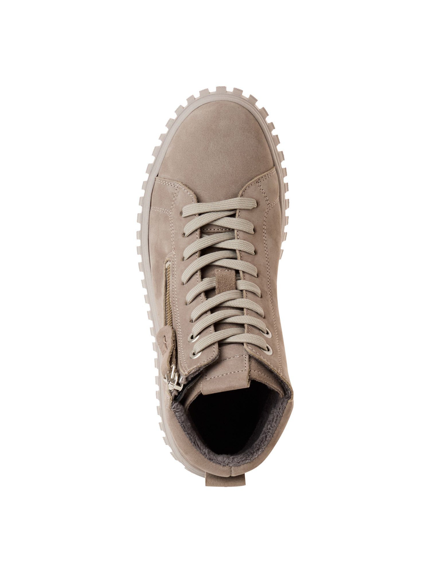 Tamaris COMFORT-Lining, Removable Sock aus Leder Schnürstiefelette COMFORT-Lining