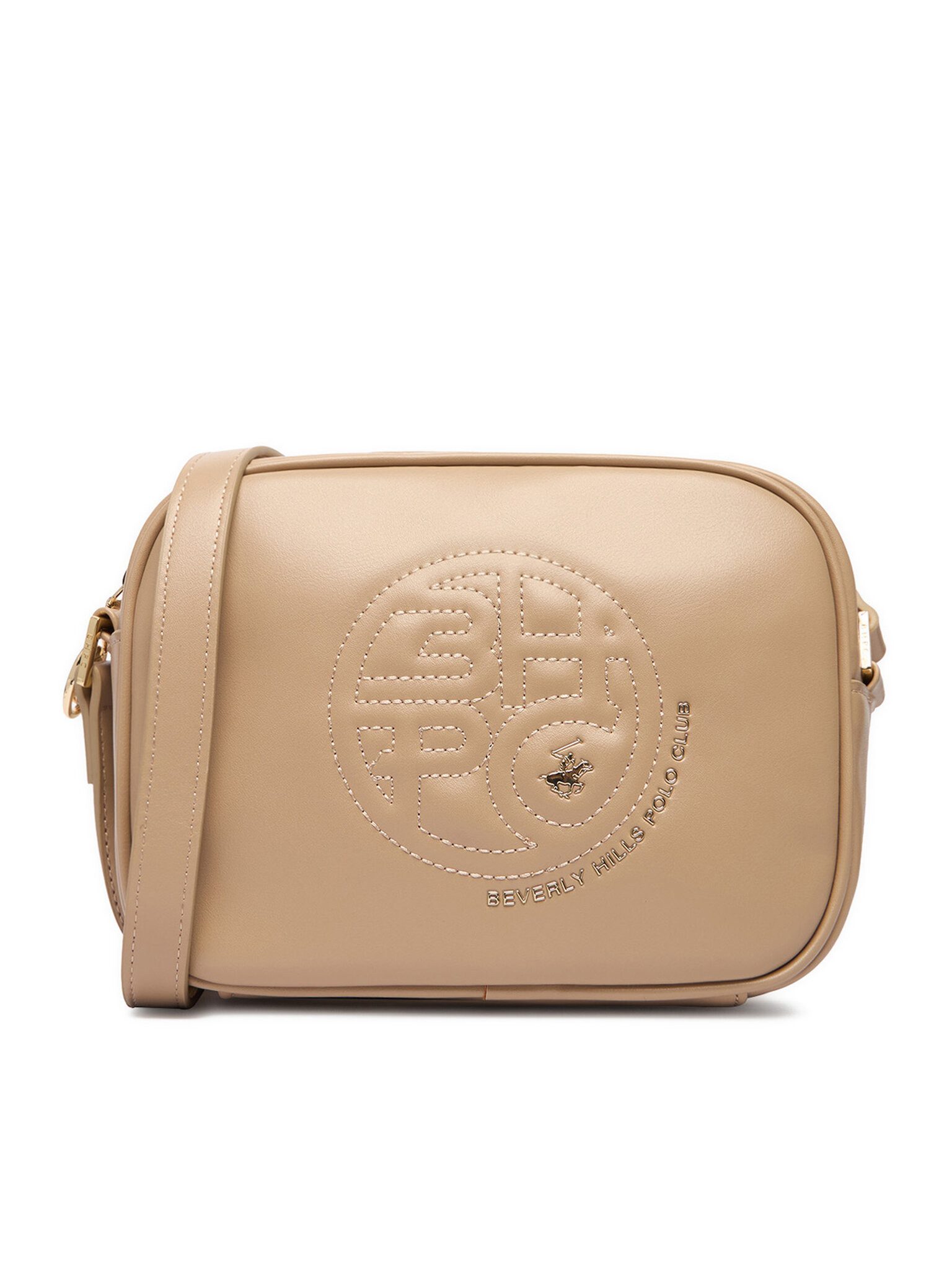 BEVERLY HILLS POLO CLUB Handtasche Beverly Hills Polo Club Damenhandtasche Beige BEVERLY HILLS POLO CLUB-