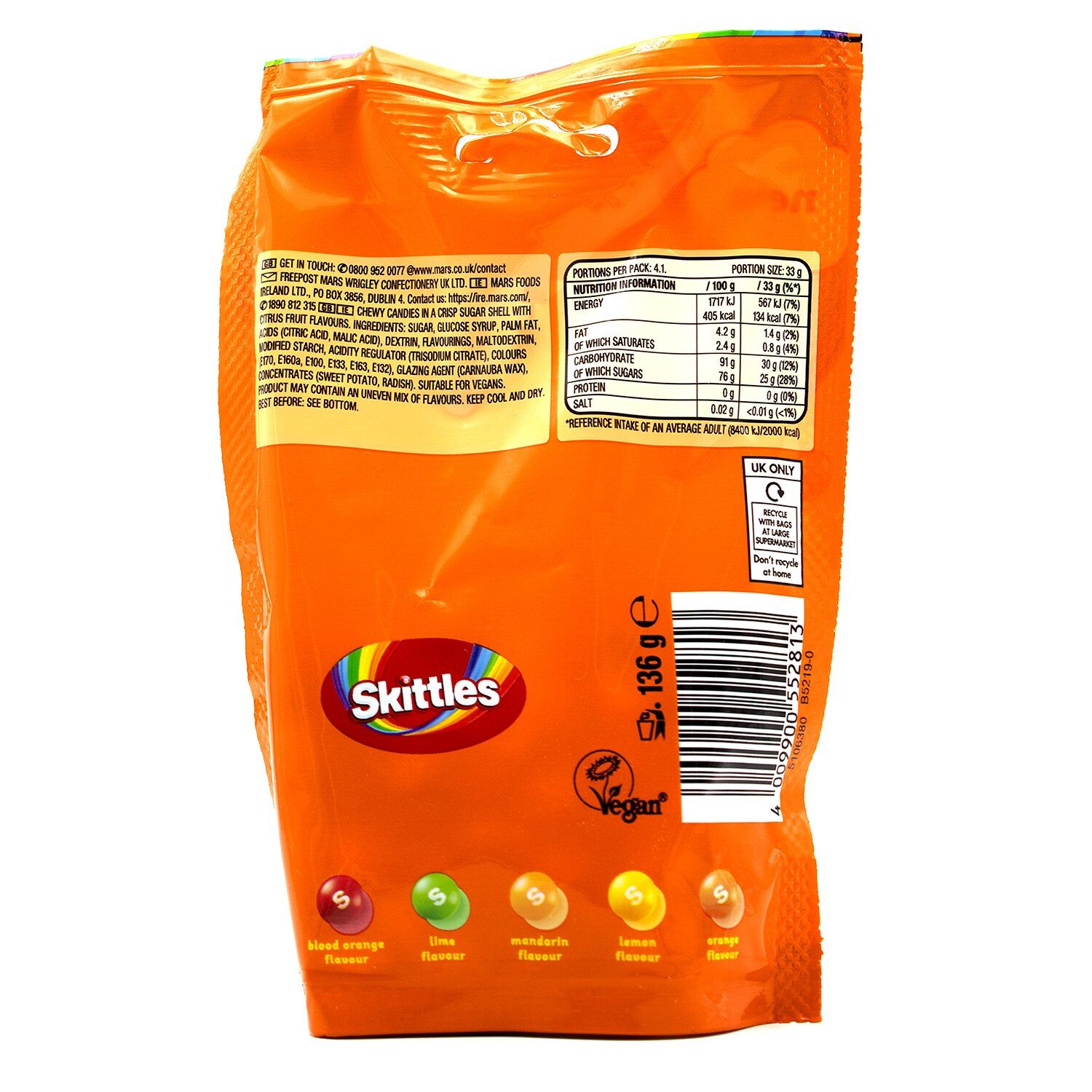 Skittles Süßigkeit