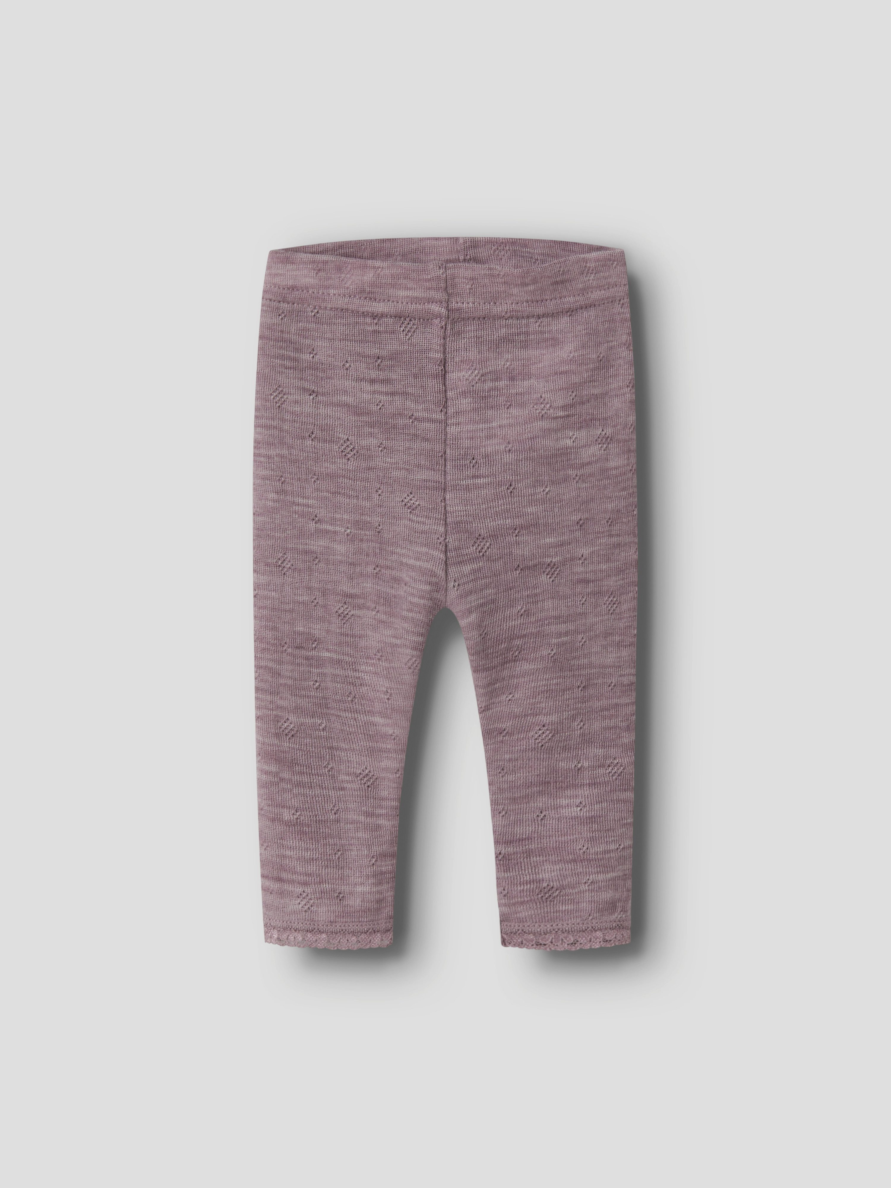 Name It Leggings NBFWANG WOOL NEEDLE LEGGING SOLID NOOS Wolle, slim fit