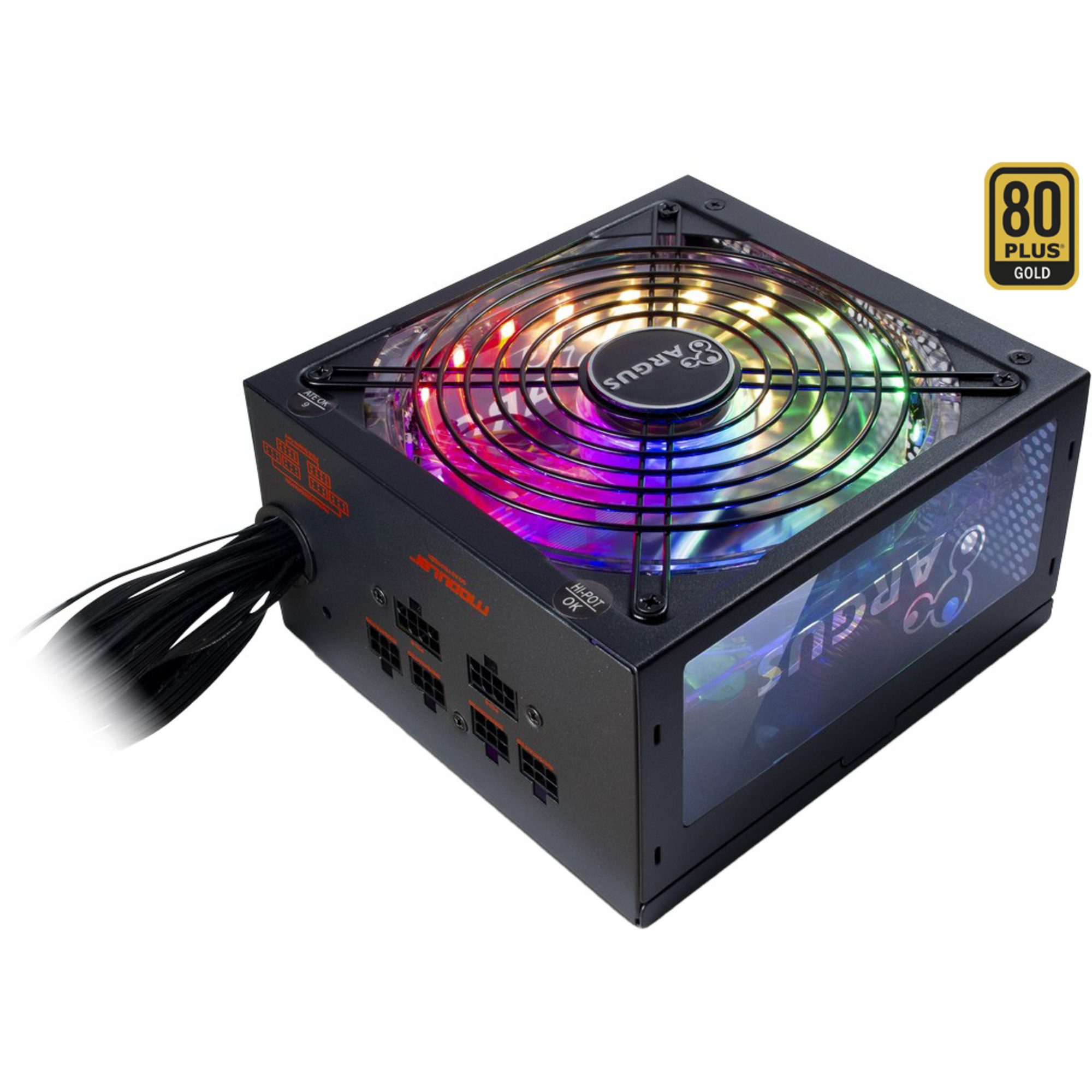 Inter-Tech Argus RGB-650W CM II, PC-Netzteil, (2x PC-Netzteil
