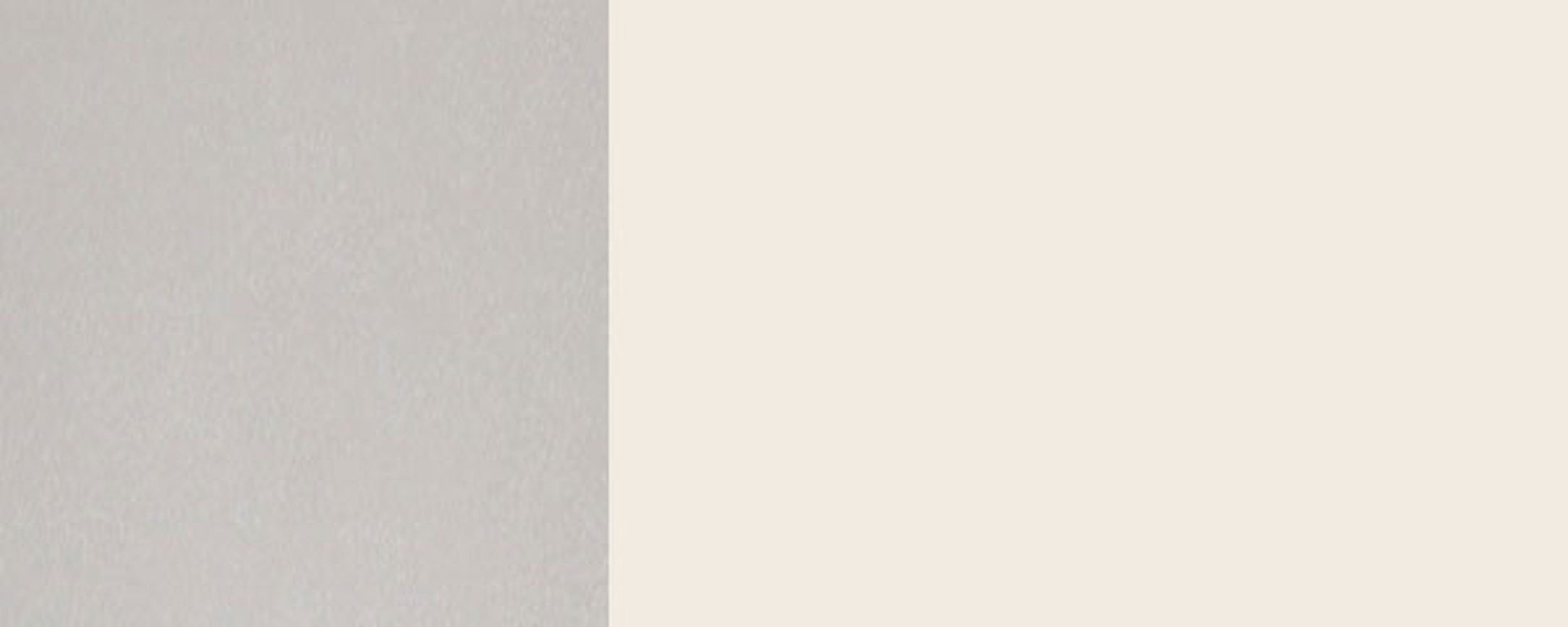 Front- Feldmann-Wohnen Unterschrank mit matt 3 9010 Rimini RAL 90cm (Vollauszug) Schubladen & reinweiß (Rimini) wählbar Korpusfarbe