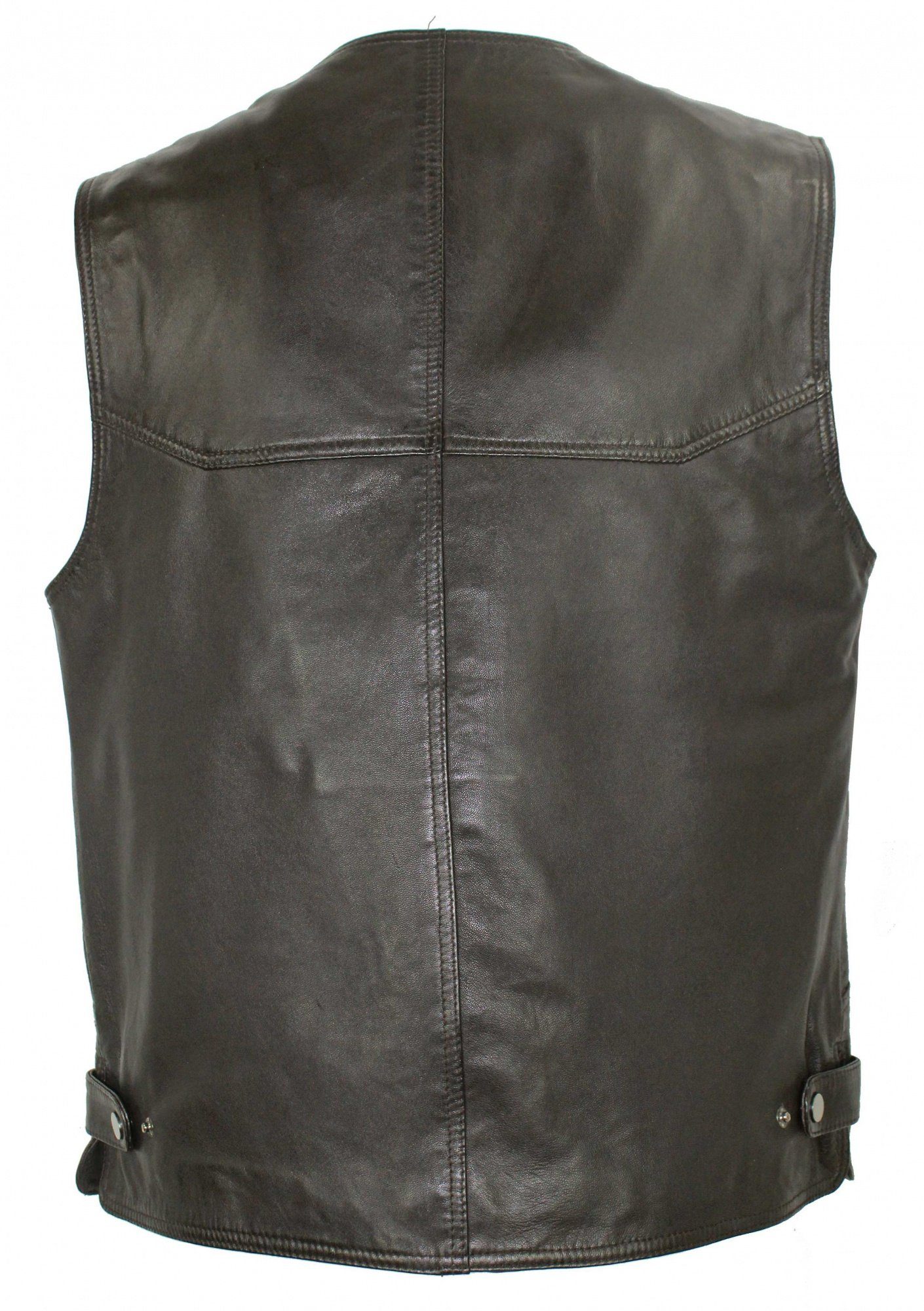 Maddox Lederweste Maddox - Herren Lederweste Lammnappa texasbraun günstig online kaufen