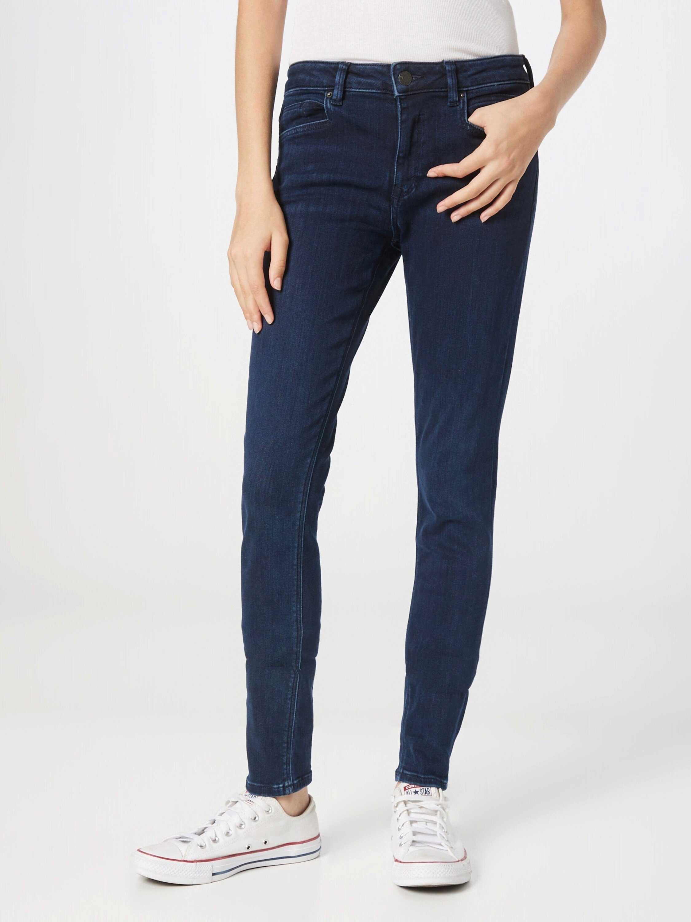 Details Plain/ohne Slim-fit-Jeans (1-tlg) Esprit