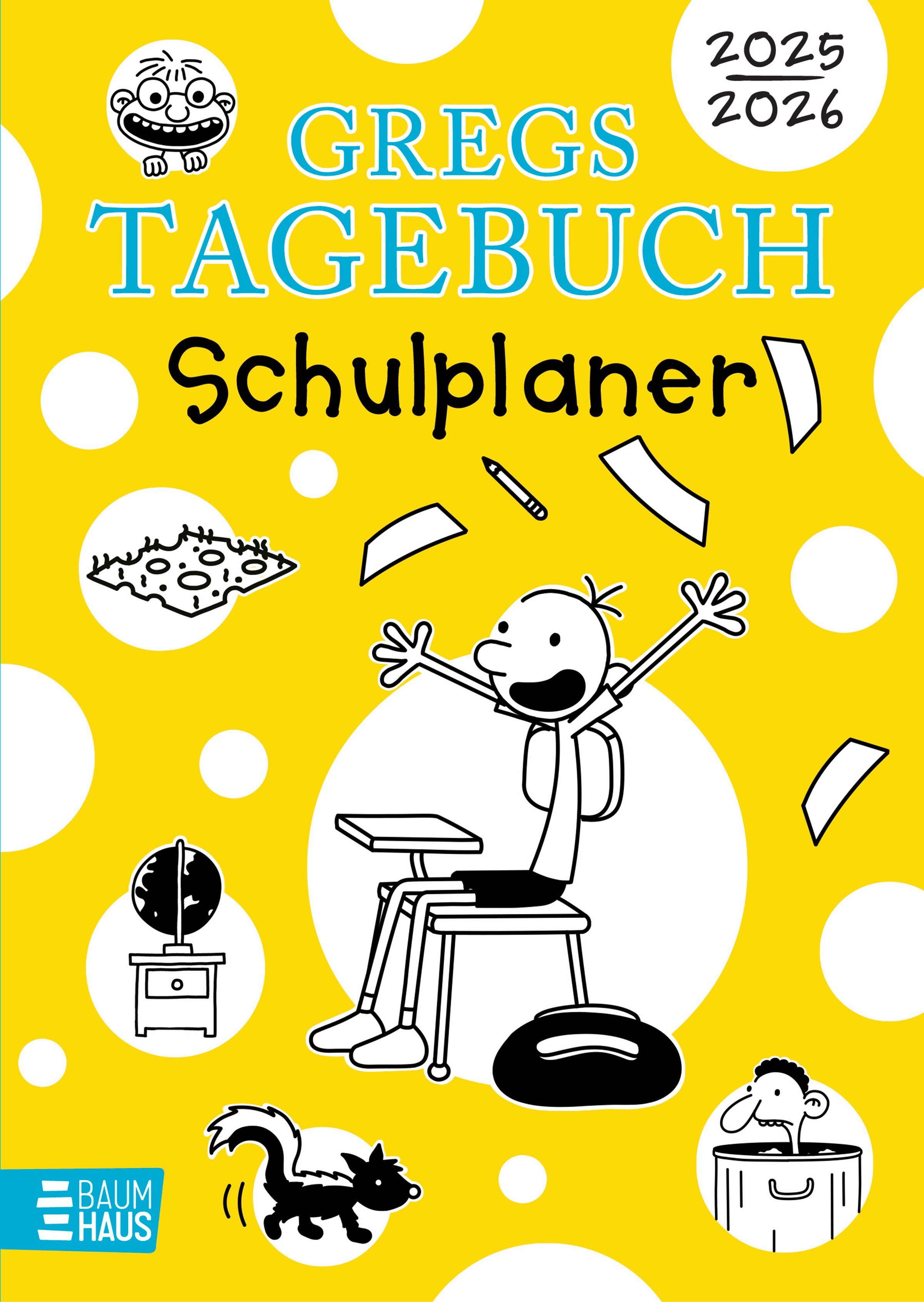 Baumhaus Verlag Notizbuch Gregs Tagebuch - Mein Schulplaner 2025/2026