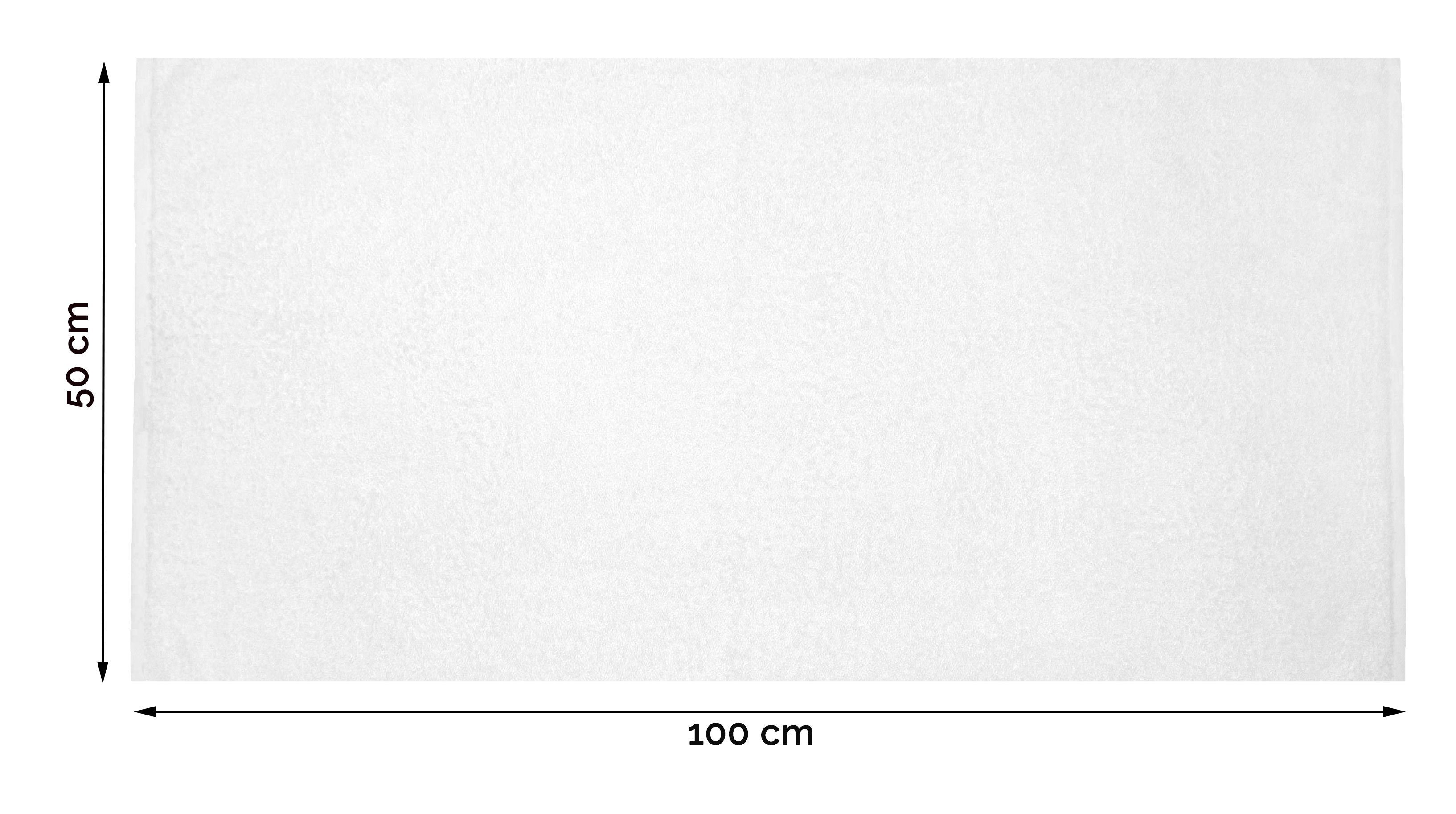 (4-St), ZOLLNER Baumwolle, x Walkfrottier 50 100% cm, vom Handtücher, 100 Hotelwäschespezialisten