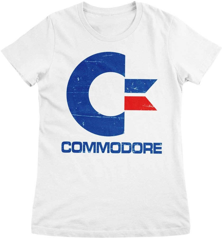 Nintendo T-Shirt Commodore Vintage Logo Girly Tee