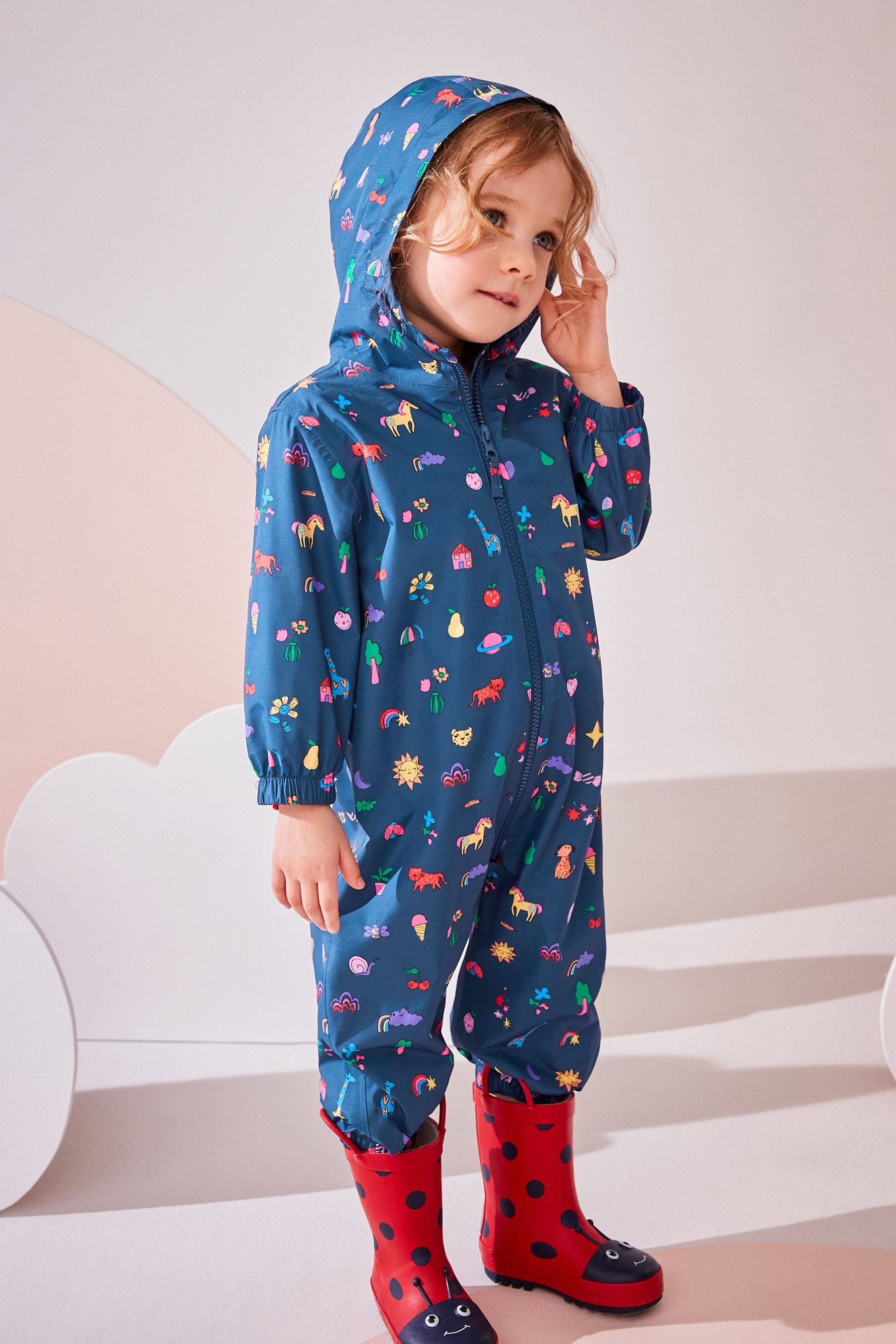 Next Regenoverall Wasserabweisender Puddlesuit mit Print (1-tlg)