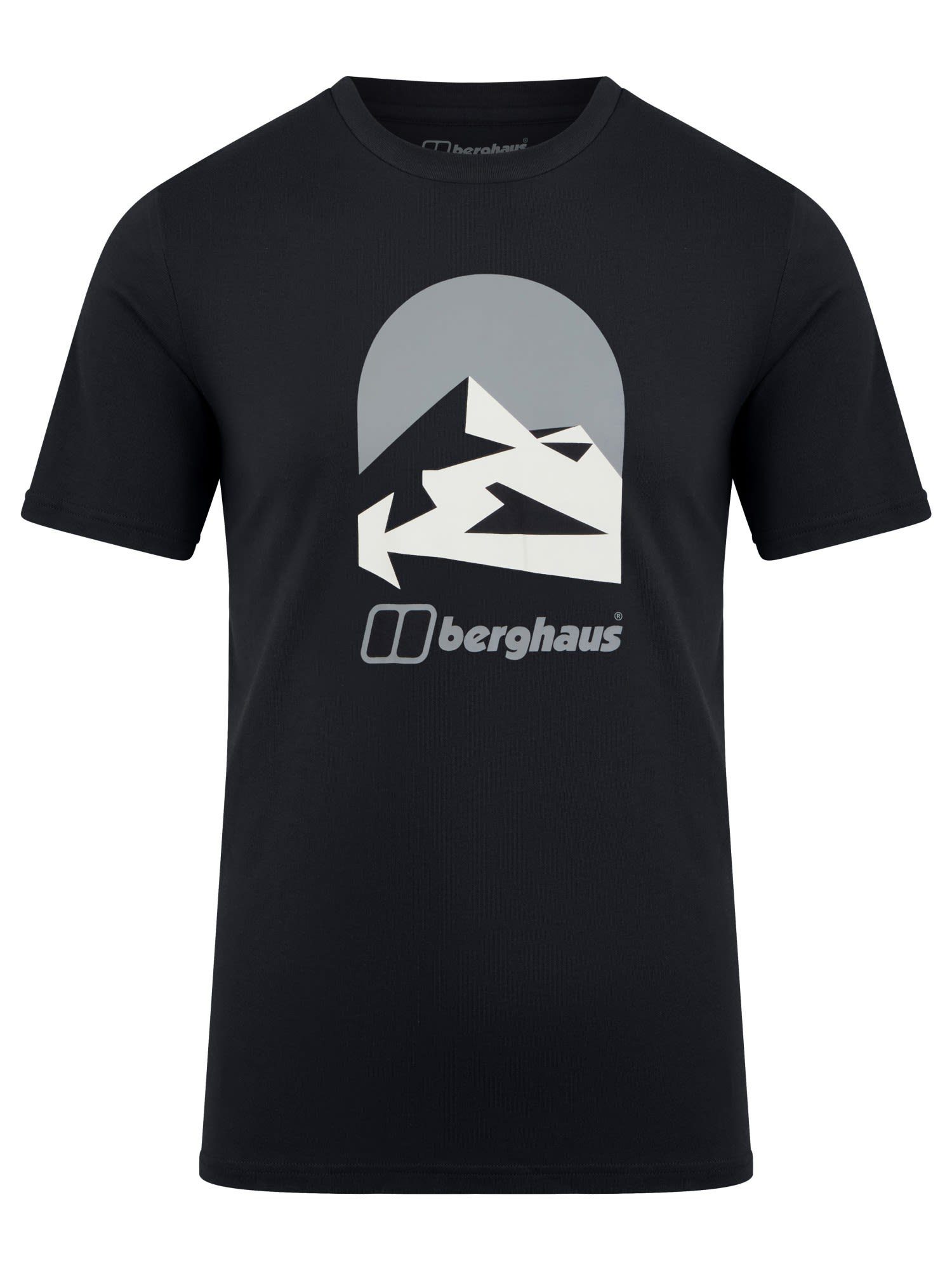 Berghaus T-Shirt Berghaus Mountain M Herren Black Edale Shirt - T Black