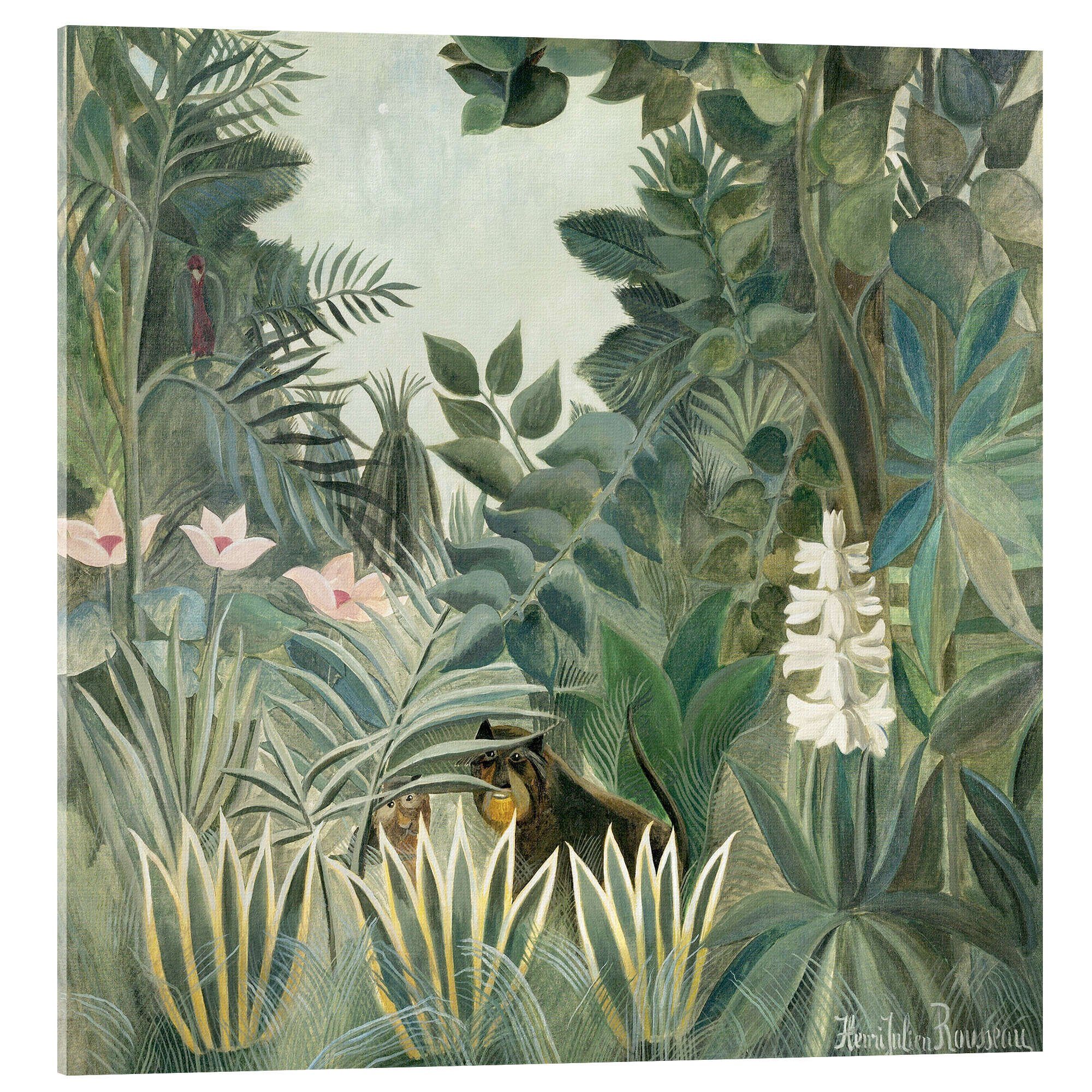 Posterlounge Poster Henri Rousseau, Äquatorialer Dschungel, günstig online kaufen