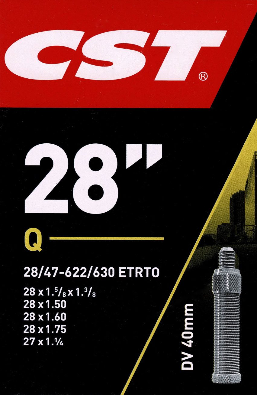 Fahrradschlauch CST 28 DV Schlauch 28 Zoll (28/47-622/630) Fahrradschlauch