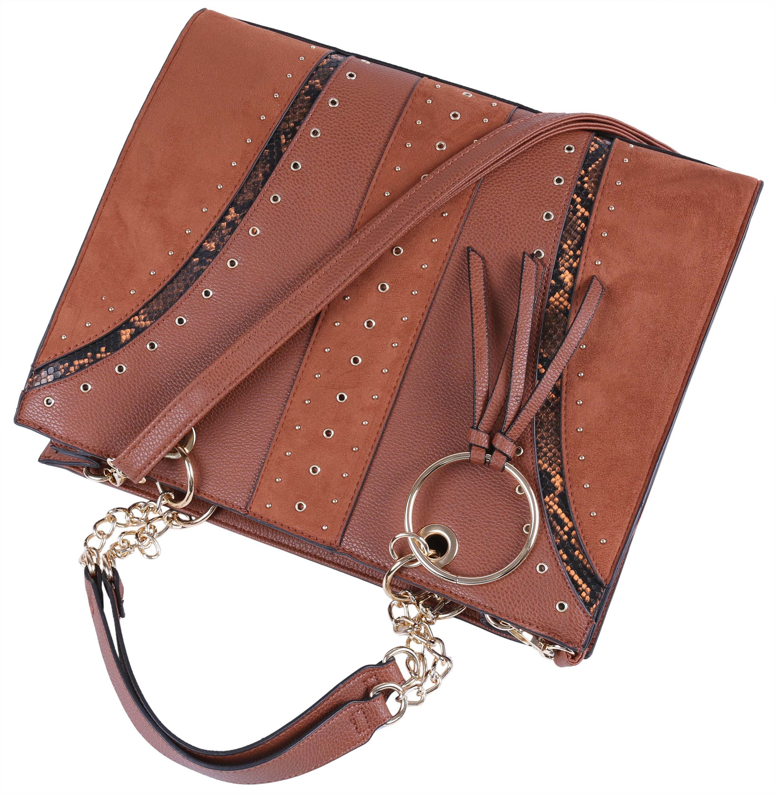 Sarcia.eu Handtasche Große braue Tasche