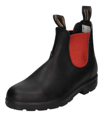 Blundstone »508« Chelseaboots Voltan Black Leather With Red Elastic