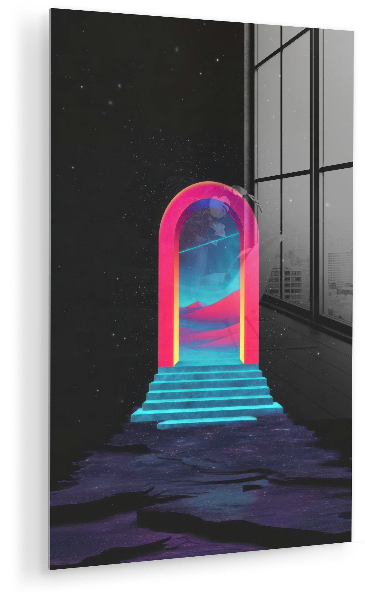 MuchoWow Acrylglasbild 3-2, Inkl. Aufhängung, Dekorative Bild für Küche & Wohnzimmer auf Glas, 20x30 cm