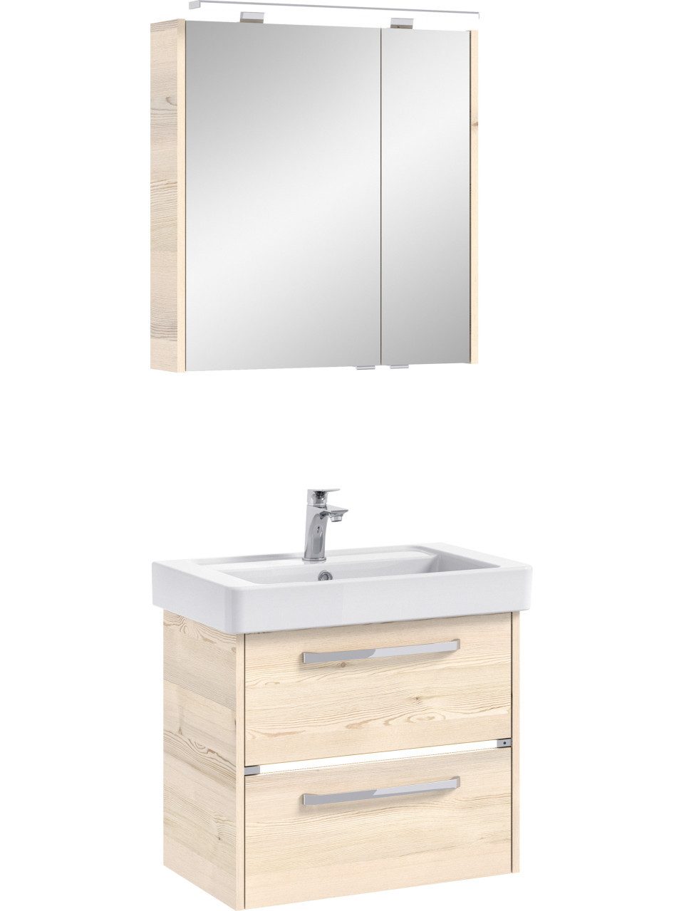 PELIPAL Badmöbel-Set Pelipal Badmöbelset Berlin polar 66 x 200 x 45 cm