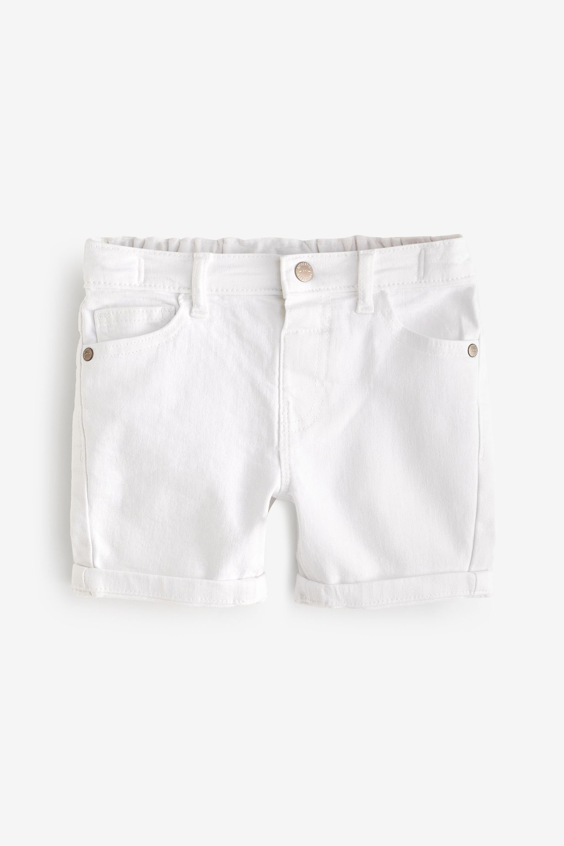 Next Jeansshorts Denim-Shorts (1-tlg) White