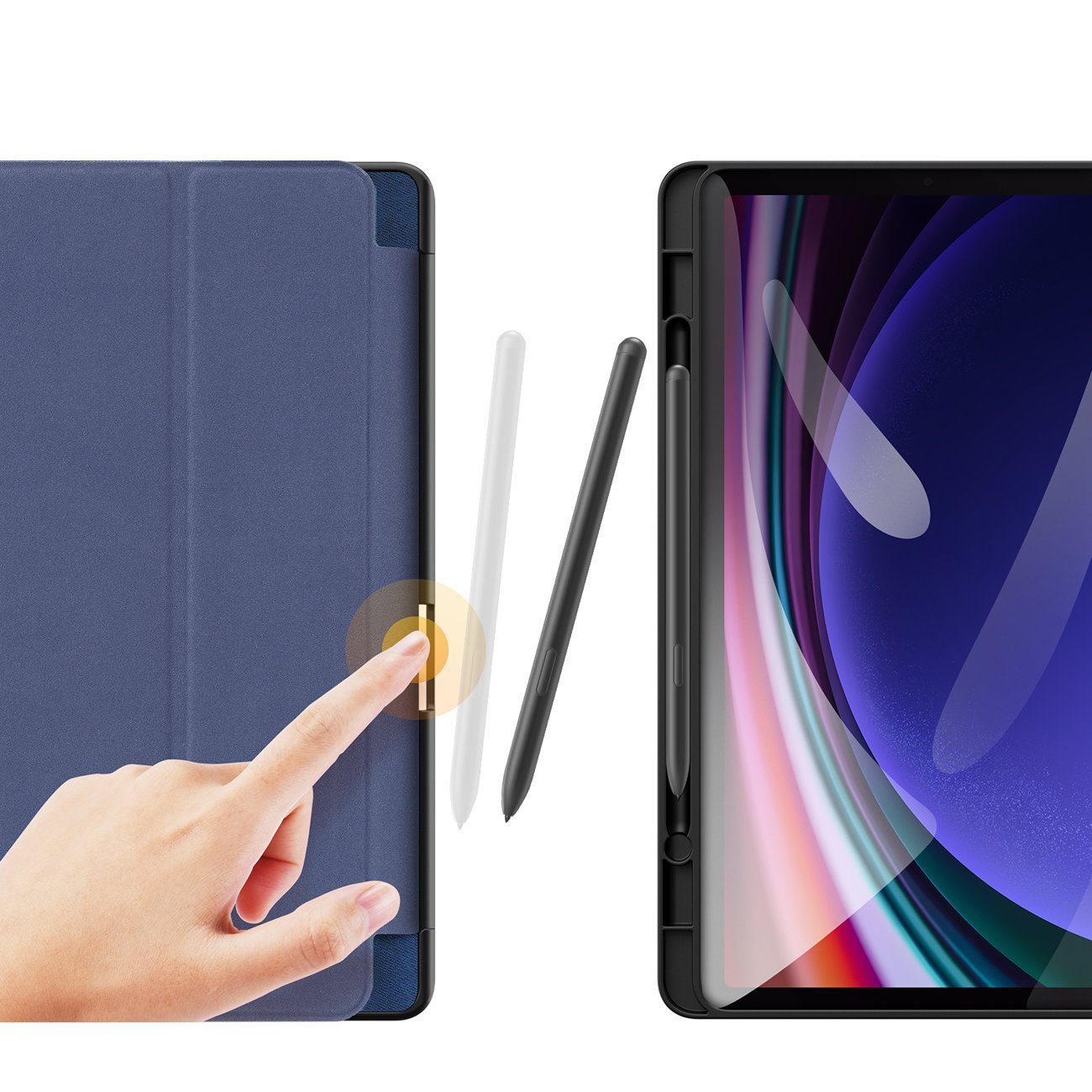 Dux Ducis Tablet-Hülle Smart Sleep Case Tablethülle kompatibel mit Lenovo Tab Plus 12.7"