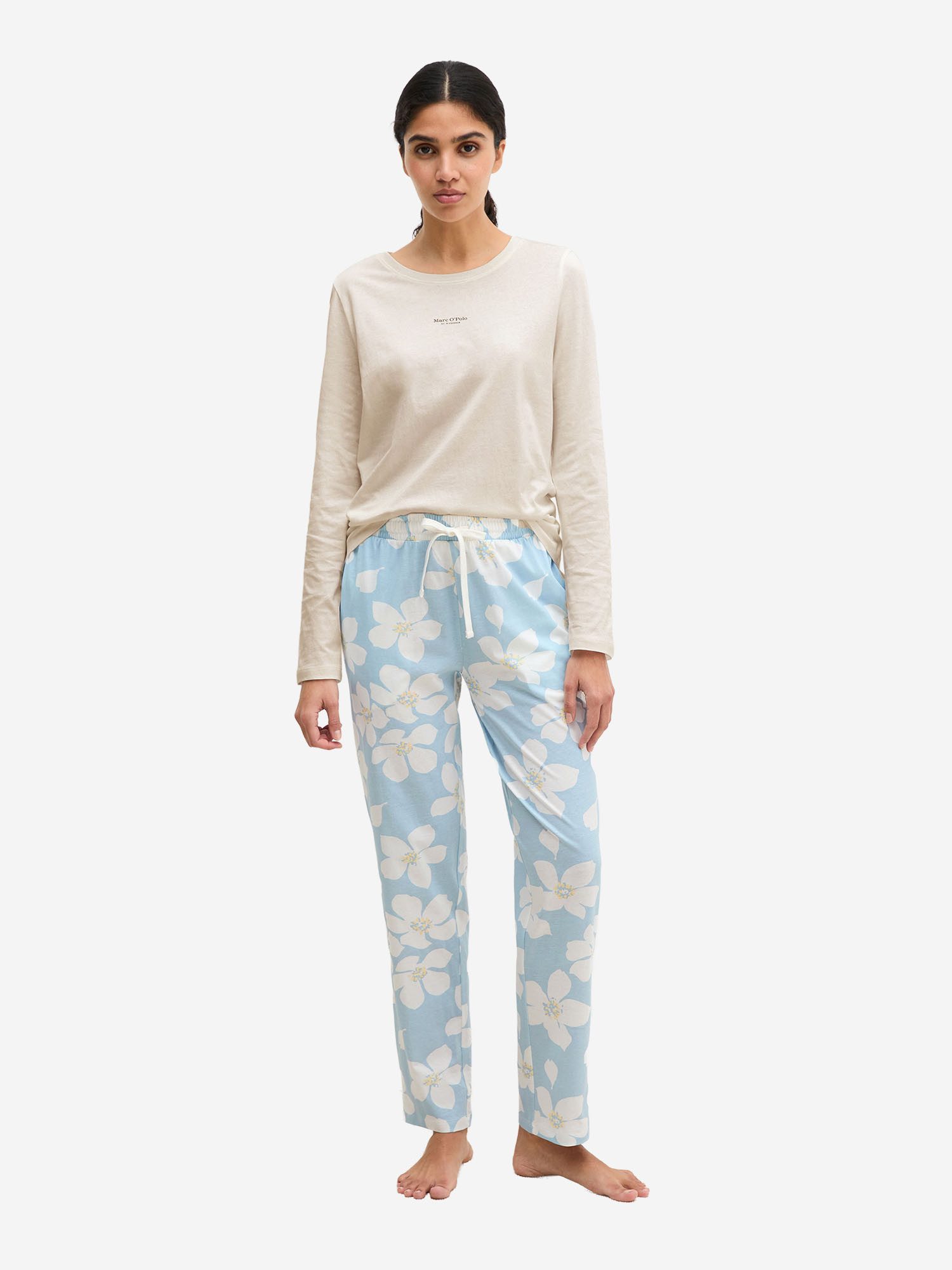 Marc O'Polo Pyjamahose Mix N Match Schlafhose, Nacht Hose, Loungehose