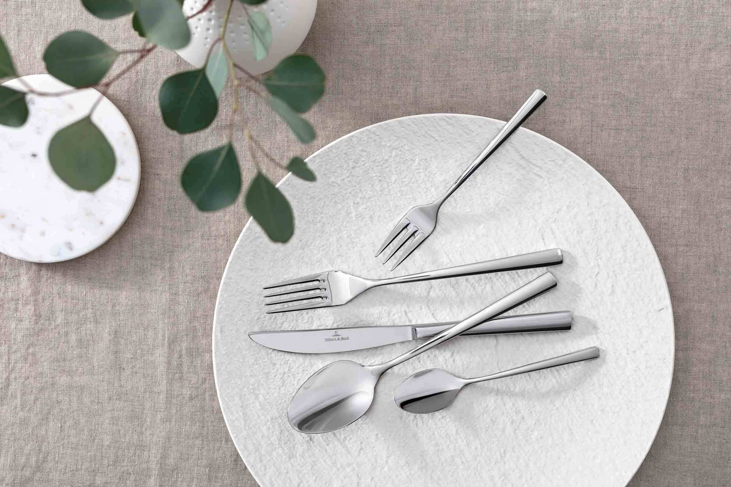 Villeroy & Boch Kaffeelöffel Piemont Espressolöffel 11,1 cm 6er Set (6 Stück)