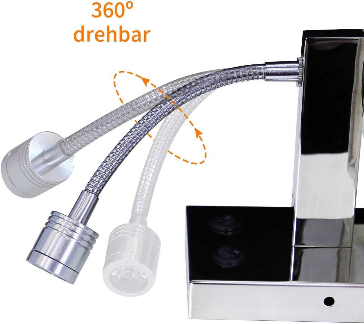 Lampada da parete led moderna quadrata con paralume in tessuto_voghion.com