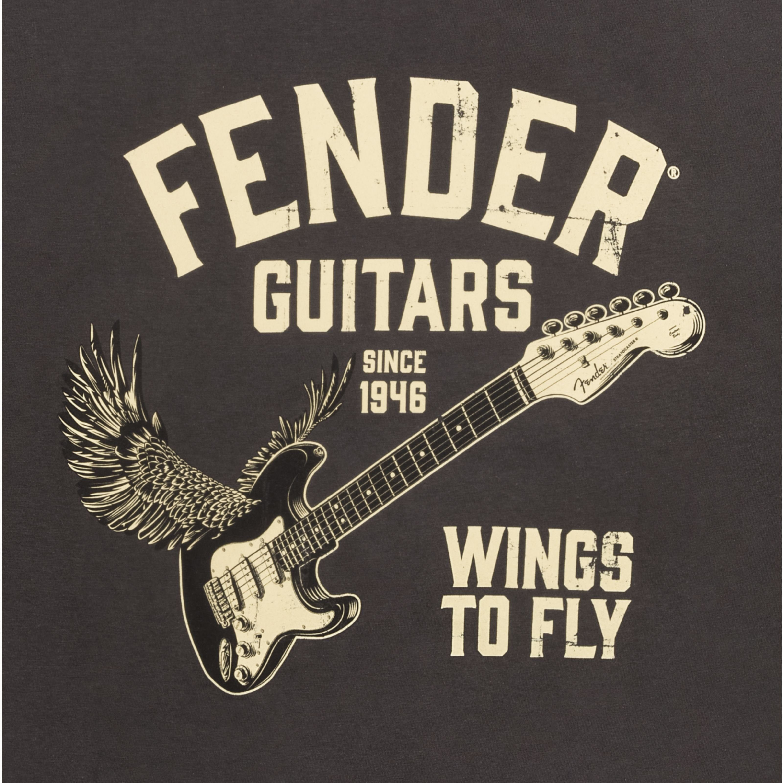 Fender T-Shirt (Textilien, T-Shirts) Wings To Fly T-Shirt XXL - T-Shirt