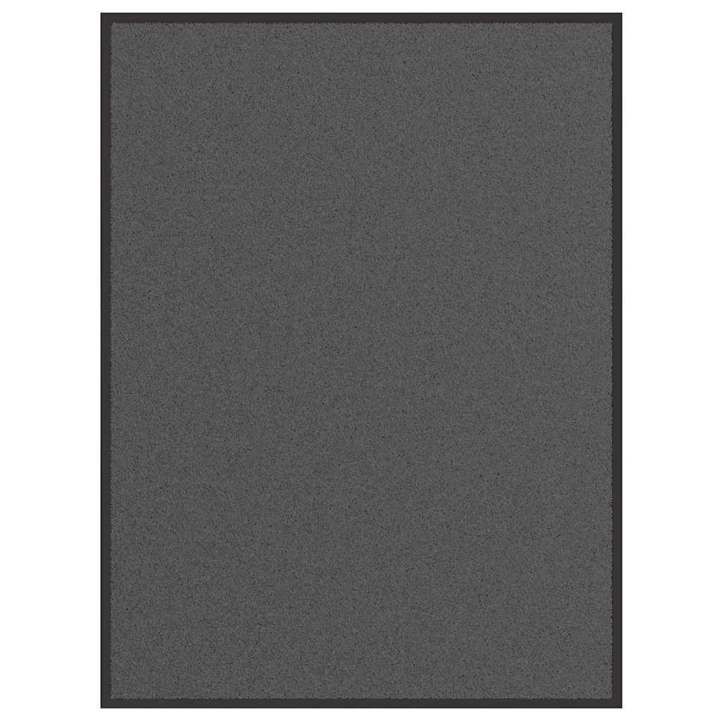 vidaXL Fußmatte Fußmatte 80x120 cm Anthrazit, Rechteckig