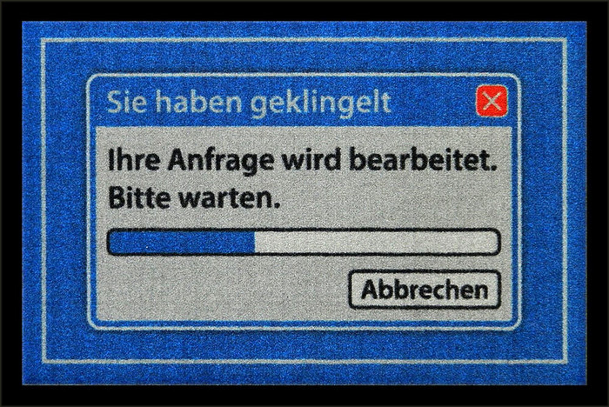 Fußmatte Fußmatte - Anfrage Blau