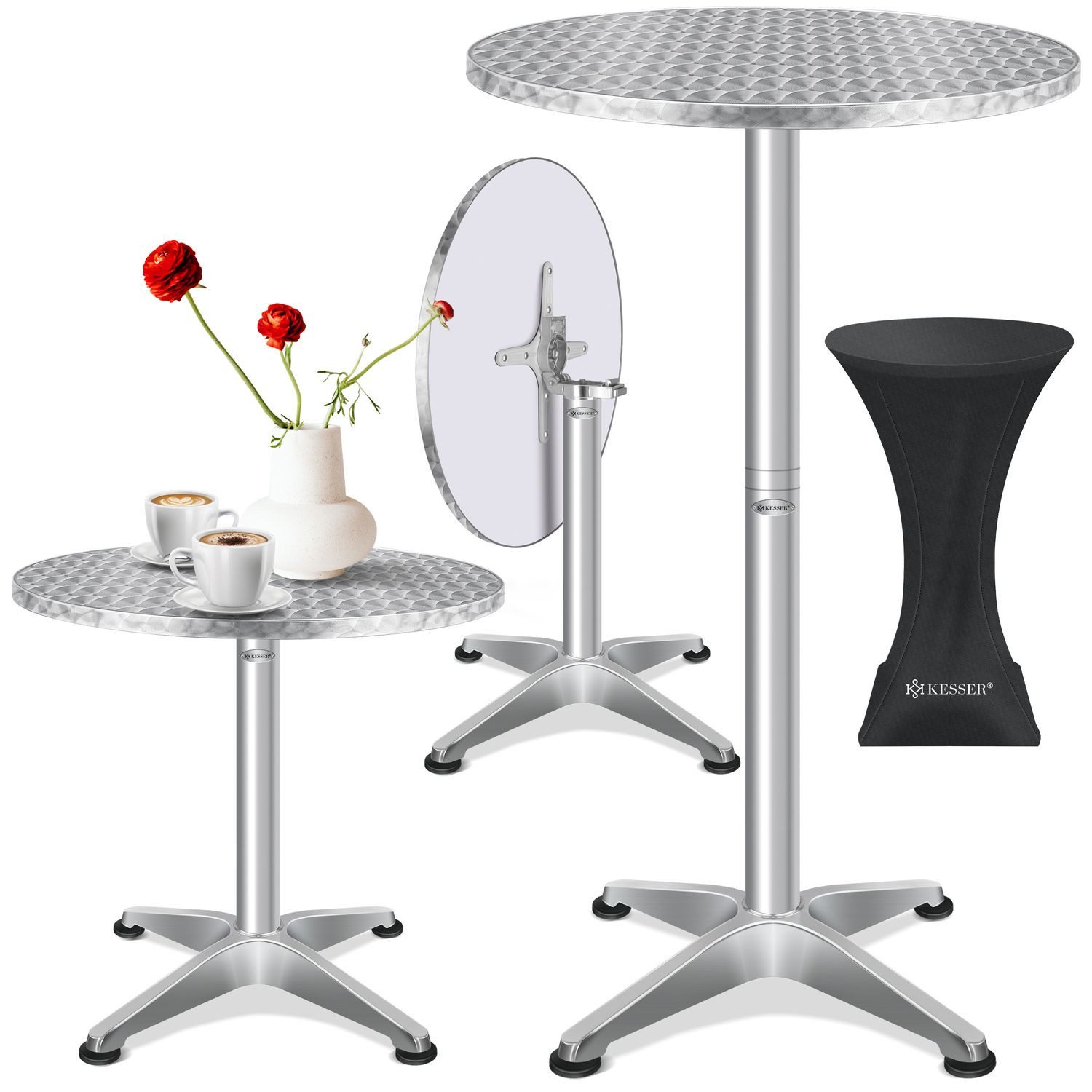 KESSER Bistrotisch, 2in1 Stehtisch klappbar Bistrotisch günstig online kaufen